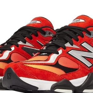 New Balance Red and Black Sneakers